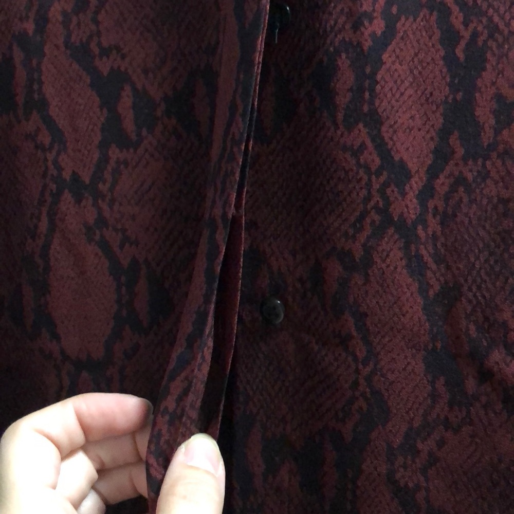 Nwt A.L.C. Red Snake Print Top - image 5